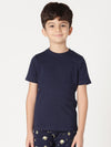Bamboo Cotton | Solid Short Sleeve Tee Shirt | Boys