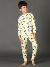 Bamboo Cotton Co-ord Set | Full Printed Long Sleeve Top and Pant | Boys