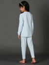 Bamboo Cotton Co-ord Set | Solid Long Sleeve Top and Pant | Girls