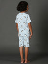 Bamboo Cotton Co-ord Set | Full Printed Top and Shorts | Girls