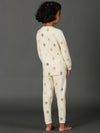 Bamboo Cotton Co-ord Set | Full Printed Long Sleeve Top and Pant | Girls