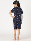 Bamboo Cotton Co-ord Set | Full Printed Top and Shorts | Girls