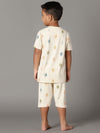 Bamboo Cotton Co-ord Set | Full Printed Top and Shorts | Boys