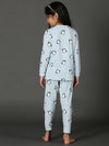 Bamboo Cotton Co-ord Set | Full Printed Long Sleeve Top and Pant | Girls