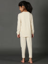 Bamboo Cotton Co-ord Set | Solid Long Sleeve Top and Pant | Girls