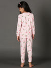 Bamboo Cotton Co-ord Set | Full Printed Long Sleeve Top and Pant | Girls