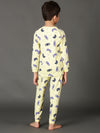 Bamboo Cotton Co-ord Set | Full Printed Long Sleeve Top and Pant | Boys