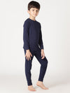Bamboo Cotton Co-ord Set | Solid Long Sleeve Top and Pant | Boys