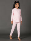 Bamboo Cotton Co-ord Set | Solid Long Sleeve Top and Pant | Girls