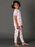Bamboo Cotton Co-ord Set | Full Printed Short Sleeve Top and Pant | Girls