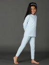 Bamboo Cotton Co-ord Set | Solid Long Sleeve Top and Pant | Girls