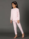 Bamboo Cotton Co-ord Set | Solid Long Sleeve Top and Pant | Girls