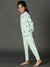 Bamboo Cotton Co-ord Set | Printed Long Sleeve Top and Solid Pant | Girls