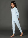 Bamboo Cotton Co-ord Set | Solid Long Sleeve Top and Pant | Girls