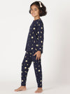 Bamboo Cotton Co-ord Set | Full Printed Long Sleeve Top and Pant | Girls