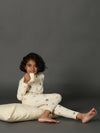 Bamboo Cotton Co-ord Set | Full Printed Long Sleeve Top and Pant | Girls