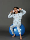 Bamboo Cotton Co-ord Set | Full Printed Long Sleeve Top and Pant | Girls