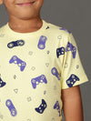 Bamboo Cotton | Printed Short Sleeve Tee Shirt | Boys