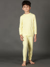 Bamboo Cotton Co-ord Set | Solid Long Sleeve Top and Pant | Boys