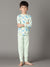 Bamboo Cotton Co-ord Set | Printed Long Sleeve Top and Solid Pant | Boys