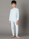 Bamboo Cotton Co-ord Set | Solid Long Sleeve Top and Pant | Boys