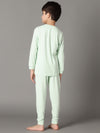 Bamboo Cotton Co-ord Set | Solid Long Sleeve Top and Pant | Boys