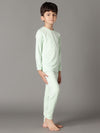 Bamboo Cotton Co-ord Set | Solid Long Sleeve Top and Pant | Boys