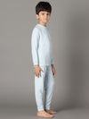 Bamboo Cotton Co-ord Set | Solid Long Sleeve Top and Pant | Boys