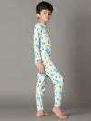Bamboo Cotton Co-ord Set | Full Printed Long Sleeve Top and Pant | Boys