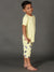 Bamboo Cotton Co-ord Set | Solid Top and Printed Shorts | Boys