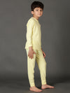 Bamboo Cotton Co-ord Set | Solid Long Sleeve Top and Pant | Boys