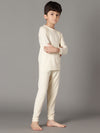 Bamboo Cotton Co-ord Set | Solid Long Sleeve Top and Pant | Boys