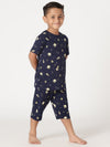 Bamboo Cotton Co-ord Set | Full Printed Top and Shorts | Boys