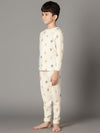 Bamboo Cotton Co-ord Set | Full Printed Long Sleeve Top and Pant | Boys