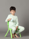 Bamboo Cotton Co-ord Set | Solid Long Sleeve Top and Pant | Boys