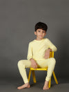 Bamboo Cotton Co-ord Set | Solid Long Sleeve Top and Pant | Boys