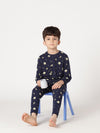 Bamboo Cotton Co-ord Set | Full Printed Long Sleeve Top and Pant | Boys