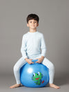 Bamboo Cotton Co-ord Set | Solid Long Sleeve Top and Pant | Boys