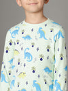 Bamboo Cotton Co-ord Set | Full Printed Long Sleeve Top and Pant | Boys